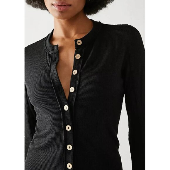 We The Free People Gia Cardi Black Size XS - Picture 4 of 13